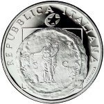 (2005) Монета Италия 2005 год 10 евро "Мир и свобода в Европе"  Серебро Ag 925  PROOF